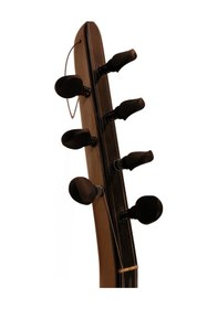 Resim Kısa Sap Yaprak Maun Profesyonel Bağlama 