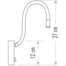 Resim Cata Ct 5232 3w Baykuş Ledli Aplik Ct 5232 G Siyah 