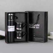Resim 1 Set İş Yalıtımlı Kup 500ml, Vakumlu Şişe Seti, Paslanmaz Çelik Vakumlu Yalıtımlı Şişe, Kahve Sıcak İçecek Kupası ile, Seyahat ve İş Gezileri için Uygun 