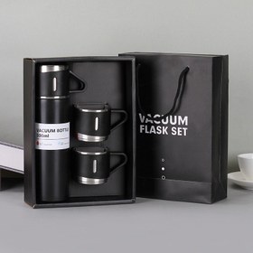 Resim 1 Set İş Yalıtımlı Kup 500ml, Vakumlu Şişe Seti, Paslanmaz Çelik Vakumlu Yalıtımlı Şişe, Kahve Sıcak İçecek Kupası ile, Seyahat ve İş Gezileri için Uygun 