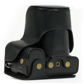 Resim MegaGear Sony Alpha A7S II, A7R II, A7 II (28-70MM) Suni Deri Kamera Kılıfı 