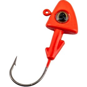 Resim Jighead - Zoka - Kurşunlu Olta İğnesi - Xh-a 07 - Kırmızı - 6 Gr 