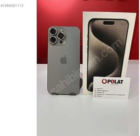 Resim Apple iPhone 15 Pro Max İkinci El TR | 256 GB | Natürel Titanyum 