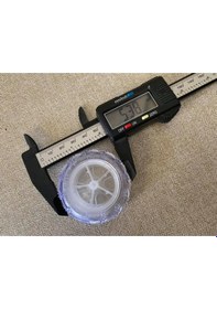 Resim Şeffaf Plastik Rc Araç Tekerleği 53.8X13.5Mm 1 Adet - Dasher Uzak 