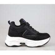Resim Guja 23k302 Dolgu Topuk Siyah Kadın Sneakers 001 