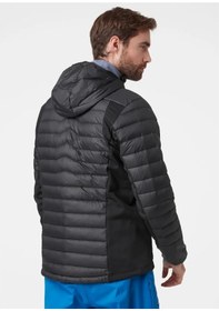 Resim Helly Hansen Hooded Down Hybrid Insulator Erkek Kapişonlu Outdoor Mont Siyah Hha.63007hha.991 001 