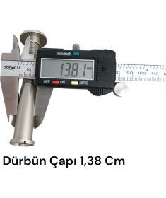 Resim Şık Saten Kapı Dürbünü, Dayanıklı Çelik Yapı, 50X90 mm Boyut. 