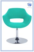 Resim bluetick White Furniture Ultra Dönebilir Krom Flaş Ayak Poliüretan Sünger Ofis Bekleme Sandalyesi B025 