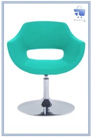 Resim bluetick White Furniture Ultra Dönebilir Krom Flaş Ayak Poliüretan Sünger Ofis Bekleme Sandalyesi B025 