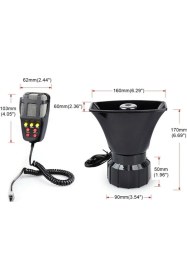 Resim Sts Oto Aksesuar Her Araca Uyumlu Universal 7 Sesli Polis Sireni 