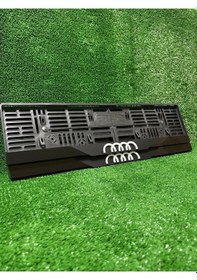 Resim Pleksi Otomobil Plakalık Dubai Model Audı Logolu Plakalık 