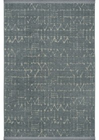 Resim Cool Halı Berry 8206 Antrasit Halı Oturma Odası Halısı Kaymaz Taban Halı Kesme Halı Yolluk İnce Halı Kilim 