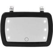 Resim Araç Led Makyaj Aynası - Dokunmatik Açma/kapama, 6 Ayarlanabilir Led, Evrensel Montaj 