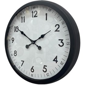 Resim Büro Ev Ofis Hediyesi İçin 60cm Siyah Tasarımlı Duvar Saati Diğer 