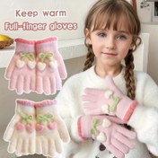 Resim Kalınlaştırılmış Sıcak Peluş Tam Parmak Kışlık Karikatür Soğuk Önleyici Eldivenler, Erkek ve Kız Çocuklar İçin, 4-10 Yaş, Kızlar için Kar Eldivenleri, Kızlar için kışlık eldivenler, Erkek Çocuk Kış Eldivenleri, Erkek Çocuklar İçin Kış Eldivenleri, Soğuk Hava Eldivenleri,Oyuncu Tasarım,Eğlenceli Desenler,Dayanıklı Dikiş,Elde Yıkanabilir,Genç Erkek ve Kızlar 