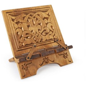 Resim ERASTAM Masa Üstü Oymalı Ahşap Rahle Tabletlik 