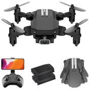 Resim Shineyee Ls-mın Katlanabilir Mini Drone - 1080p Kamera, Çift Pil, 13 Dakika Uçuş, El Hareketi Kontrolü 
