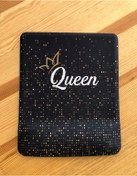Resim Kişiye Özel Queen Kraliçe Siyah Gold Mouse Pad 