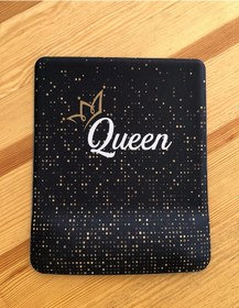 Resim Kişiye Özel Queen Kraliçe Siyah Gold Mouse Pad 