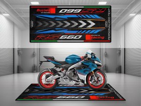 Resim RS660 İçin Tasarlanmış Motosiklet Matı - MM7275 - Tribute / Standart / 260cm x 120cm 