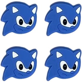 Resim Dobe Sonic PS5/PS4/PS3/Xbox One/One X/One S/Series X/Series S 3D Analog silikon Koruyucu -4 Adet 