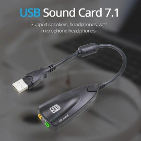 Resim Steel Sound Hv2 USB Harici 7.1 12 Kanal Ses Kartı 