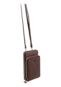Resim Silver Polo Sp1011 Kadın Telefon Çantası Süet Kahve-kahve 