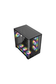 Resim Fazeon F3 750W 80PLUS Bronze 7X120MM Argb Fanlı Atx Bilgisayar Kasası 