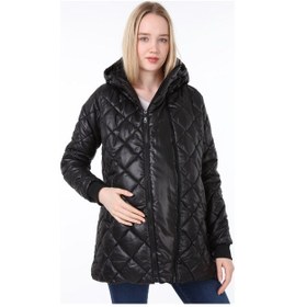 Resim Luvmabelly Myra7800 Kapitoneli Hamile Montu - Siyah-siyah Siyah 