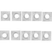 Resim Guangdong Spirit 10 Adet Ahşap Torna Karbür Uç Freze 30 Derece Torna Keski Değiştirme 14X14X2MM (Yurt Dışından) 
