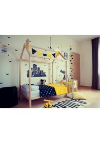 Resim Markaawm Markaawm Montessori Çocuk Yatak Doğal Çam 90X190 Karyola Elif 