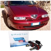 Resim Alfa Romeo 146 Led Xenon Kısa Far Ampulü H1 Ultimate Yeni Seri Beyaz 