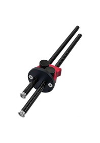 Resim Neevoyu Ahşap İşçilik İçin Çift Bıçaklı Metrik/imperyal Olçülü Kalem, Alüminyum Alaşımlı Dayanıklı Hızlı İşaretleyici Siyah-kırmızı 