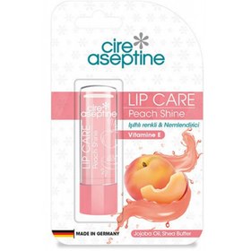 Resim Cire Aseptine Peach Shine Dudak Bakım Kremi 