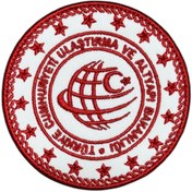Resim Ex Patch Ulaştırma ve Altyapı Bakanlığı Nakış Peç Patch - 8 cm 