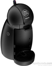 Resim Nescafé® DOLCE GUSTO® Krups Siyah Piccolo Akıllı Kapsüllü Manuel Kahve Makinesi 