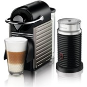 Resim Nespresso PIXIE AEROCCINO C65 TITAN KAHVE MAKİNESİ 