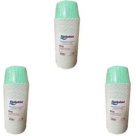 Resim Dolphin Muffin Kağıt Karton Pastel Yeşil Cupcake Kek Kalıbı Kapsülü Kabı - 50 Adetlik 3 Paket 