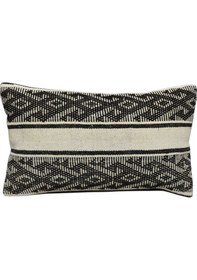 Resim Zehra Abla Halı Yeni El Dokuma Dekoratif Lumbar Kilim Kırlent Yastık Kılıfı 6580 Çok Renkli 