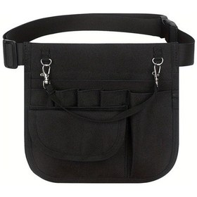 Resim Willowhaven Siyah Wessleco Hemşire Bel Çantası Çok Bölmeli Bakım Seti Siyah 