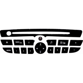Resim Renault Megane 3 Teyp Tuş Takımı (Pianoblack) 2009-2016 