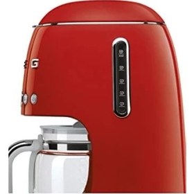 Resim Esmo Home Smeg DCF02RDEU Filtre Kahve Makinesi 50’s Style - Kırmızı 