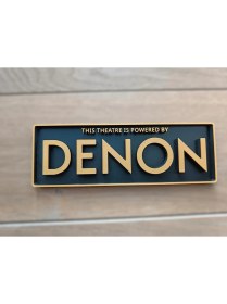 Resim Fly3D Denon Ev Sinema Marka Logosu 22CM 