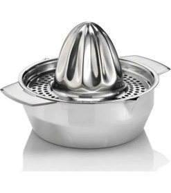 Resim Skygo Narenciye Sıkacağı Paslanmaz Çelik Portakal Sıkacağı Krom Limon Sıkacağı Çap 17 cm 