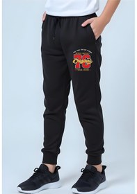 Resim Panios Kids Original 76 Baskılı Erkek Çocuk Jogger Eşofman Altı Siyah 