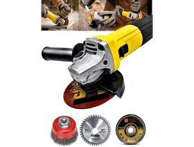 Resim Proxtech Full Set Metal Şanzuman Bakır Sargılı Bhd Avuç Içi Taşlama Demir Metal Kesme Makinesi Sprel 115 mm 