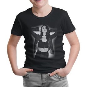 Resim Lord T-Shirt LordT-Shirt Lana Del Rey - Sad Siyah Çocuk Tshirt 