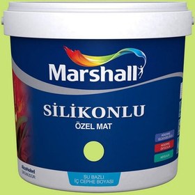 Resim Marshall H7.38.79 1 Litre Silikonlu Özel Mat Su Bazlı İç Cephe Boyası (MARSHALL.5134328) 