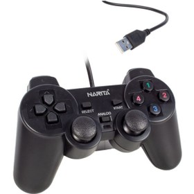 Resim Genel Markalar Çift Titreşimli Oyun Kolu Nrt-333 Usb Game Pad Joystick Uyumlu Analog 