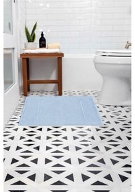 Resim %100 Pamuk 60x60 Banyo Paspası Çok Renkli 